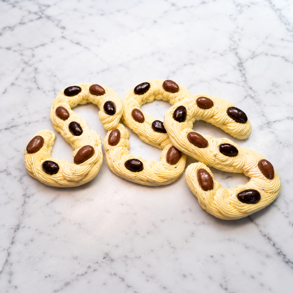 Chocoladeletter wit