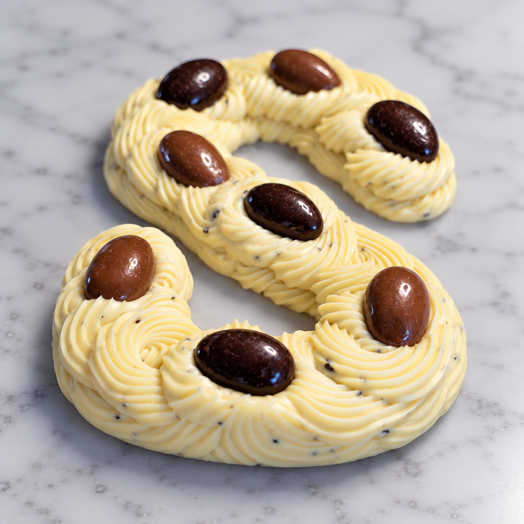 Chocoladeletter wit