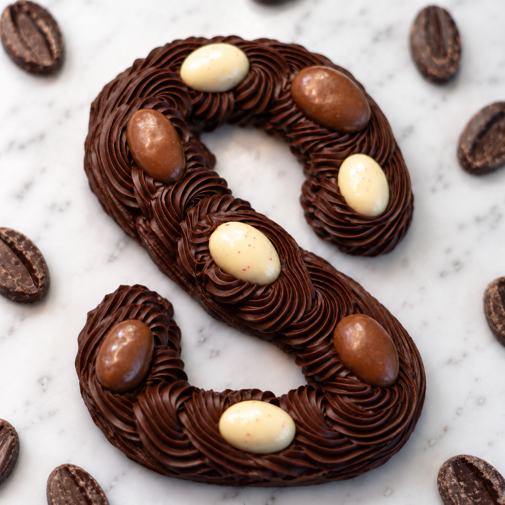 Chocoladeletter puur
